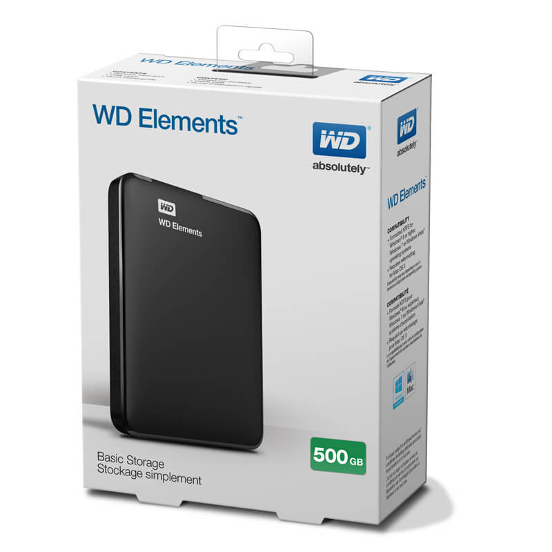 Ổ cứng di động WD Elements 500GB