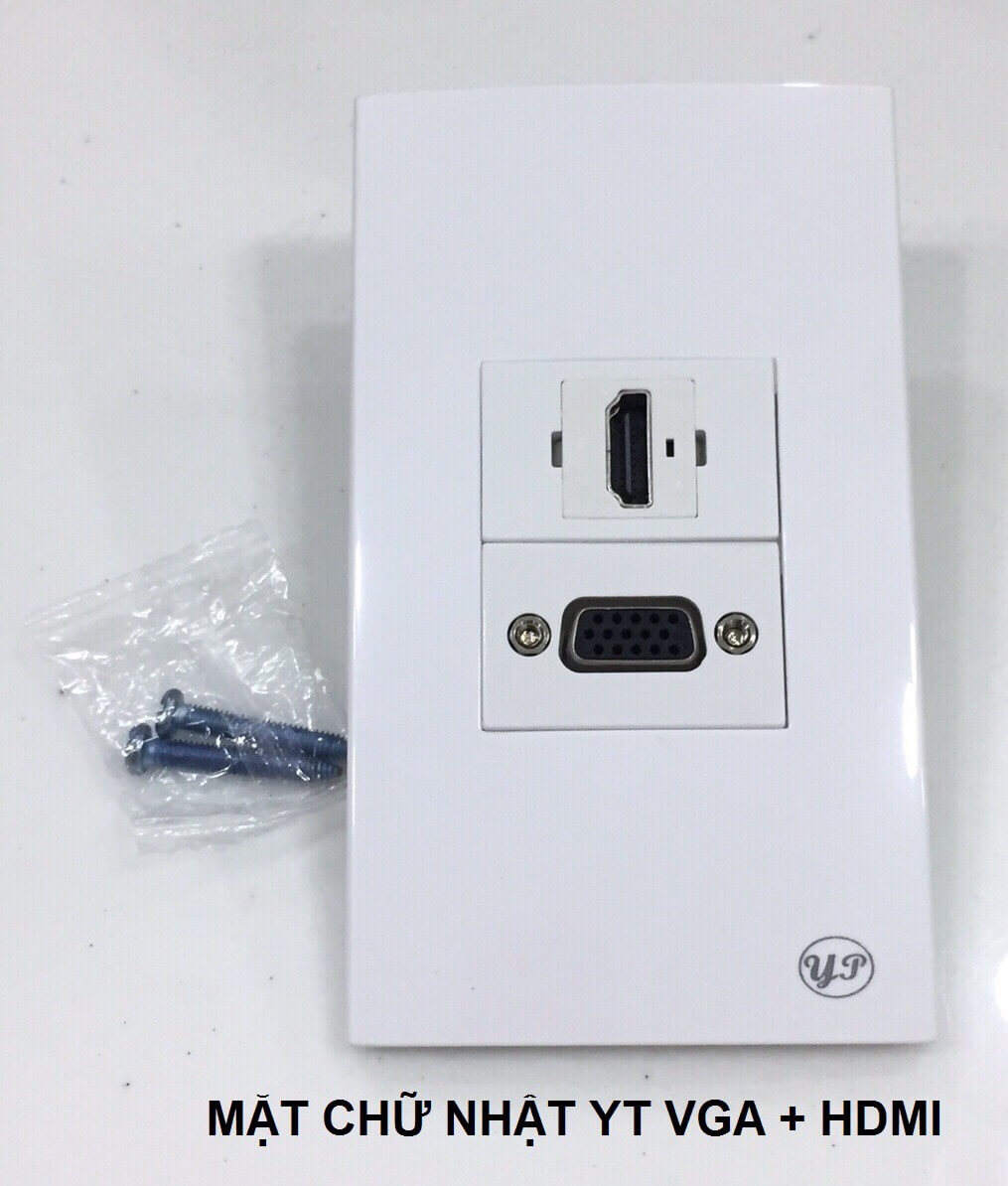 Mặt âm tường Hdmi/Vga