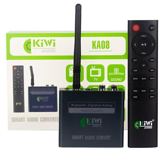 Kiwi KA 08 – Chuyển quang AV Bluetooth có Remote